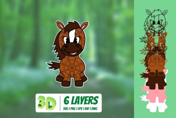 3D Horse SVG: A Review of 3D Shapes for Blogs