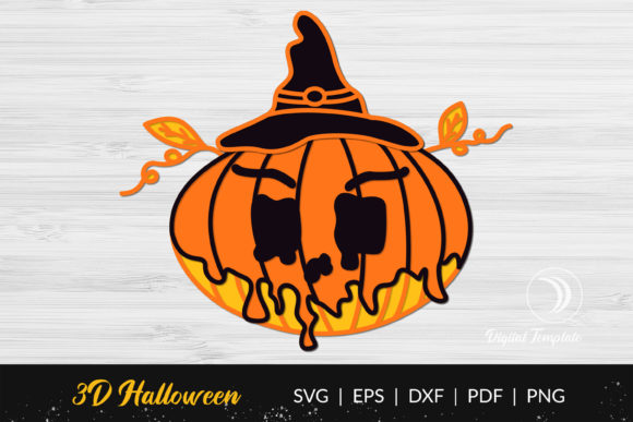 3D Layered Halloween Pumpkin Cut File Review
