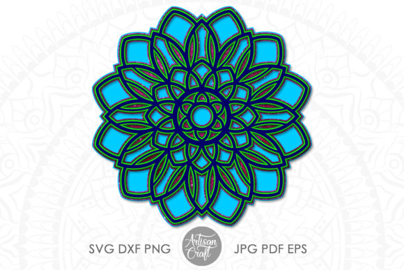 3D Layered Mandala SVG: A Designer's Review of 3D Shapes