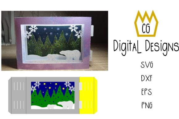 3D Layered Polar Bear Card: A Designer's Review