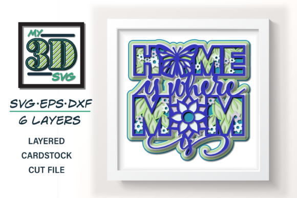 3D Mom - Home is Where Mom is: A 3D SVG Review for Branding and Marketing