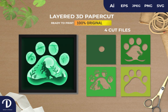 3D Shadowbox Cat Paws: A Brand Designer Review