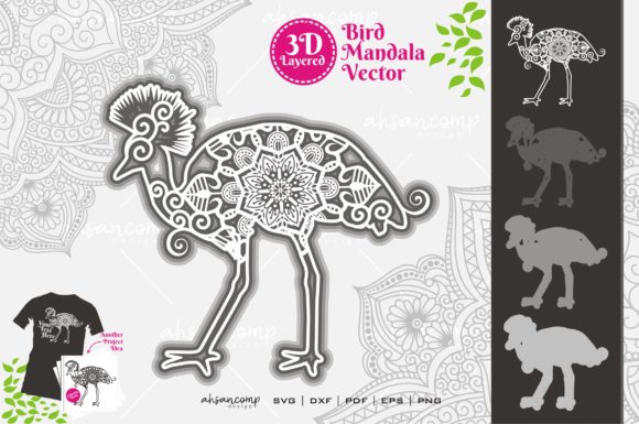 Bird Mandala 3D Layered 11: A Review for Shadow Boxes