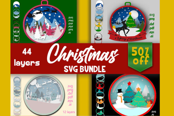Christmas Ornament 3d Layered: A 3D SVG Review