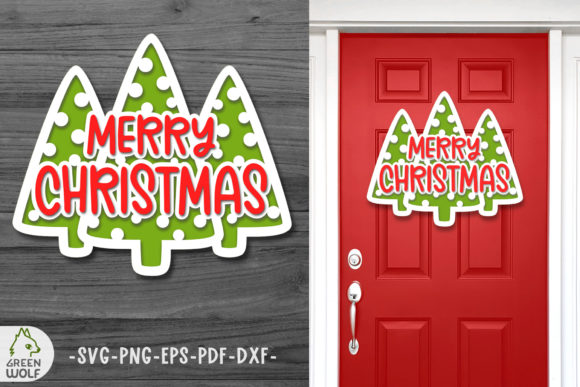 Christmas Tree 3D SVG Door Sign Review
