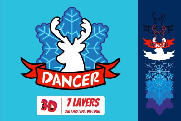 Dancer 3D Layered SVG Cut File Review
