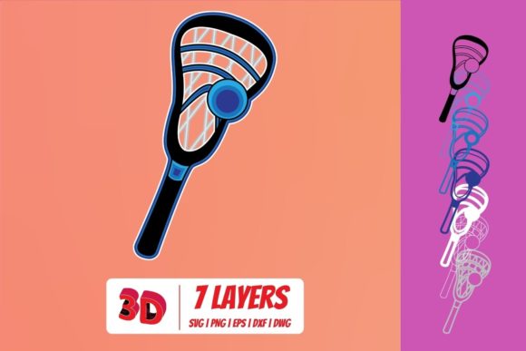 Lacrosse 3D Layered SVG Cut File Review for Sellers