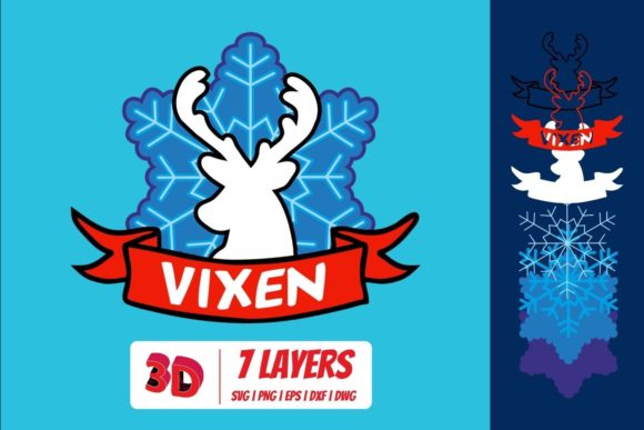 Vixen 3D SVG: A Christmas Design Asset Review