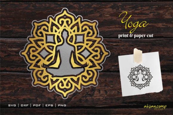 Yoga Mandala SVG 3D Layered Review